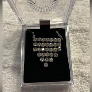 Vintage 6 tier sparkling necklace